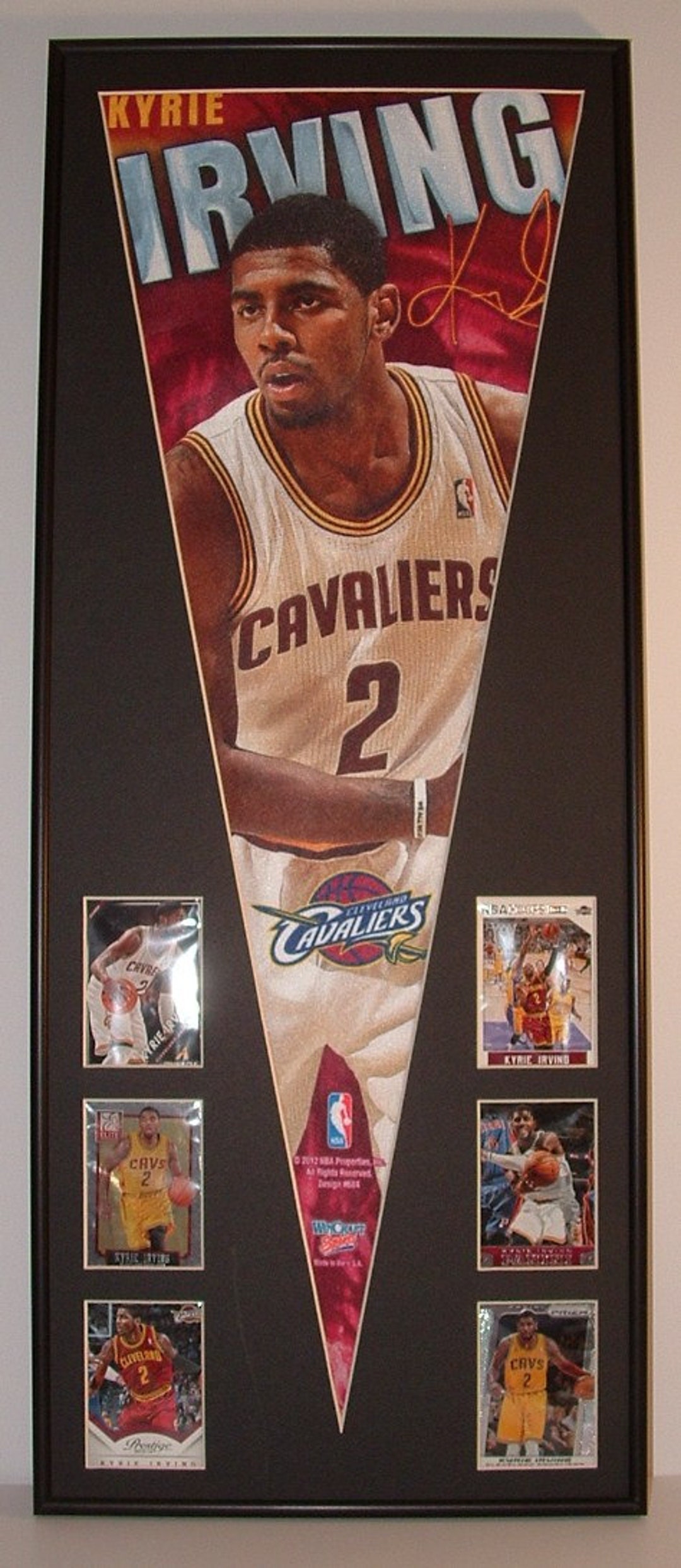 Kyrie Irving Autographed Framed Cavaliers Jersey