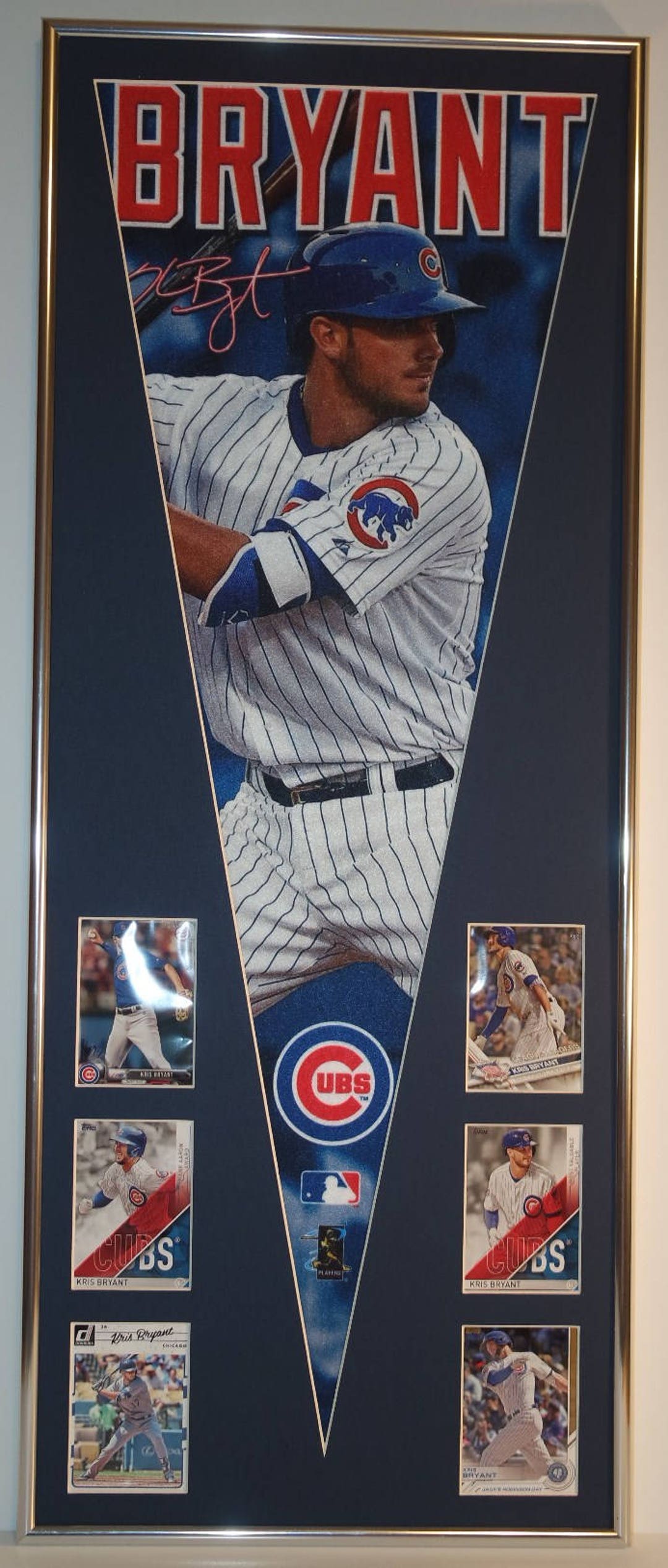 Chicago Cubs Kris Bryant Player Pennant & Cards Great 
