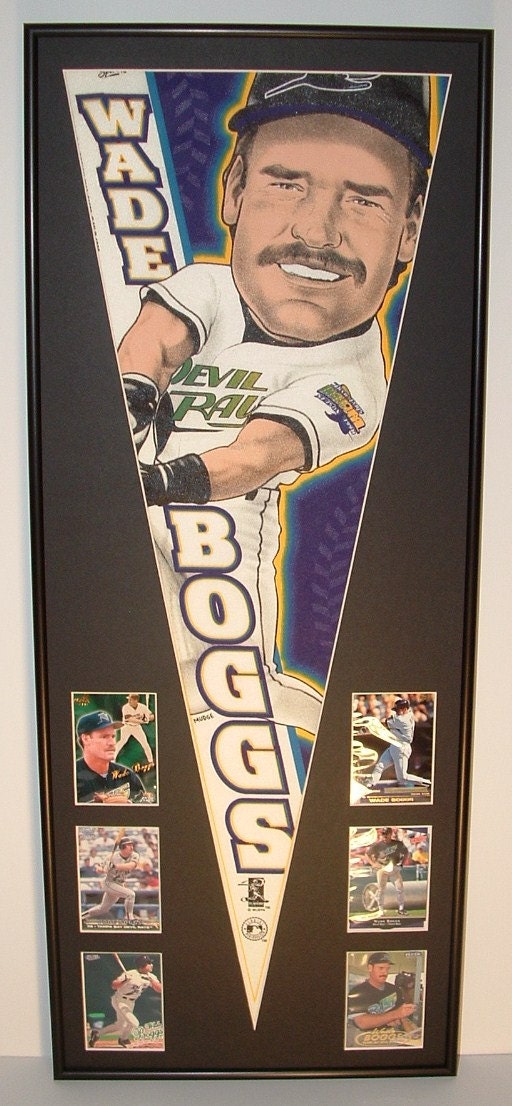 Buy New Wade Boggs Tampa Bay Devil Rays White Vintage Retro Home Online in  India 