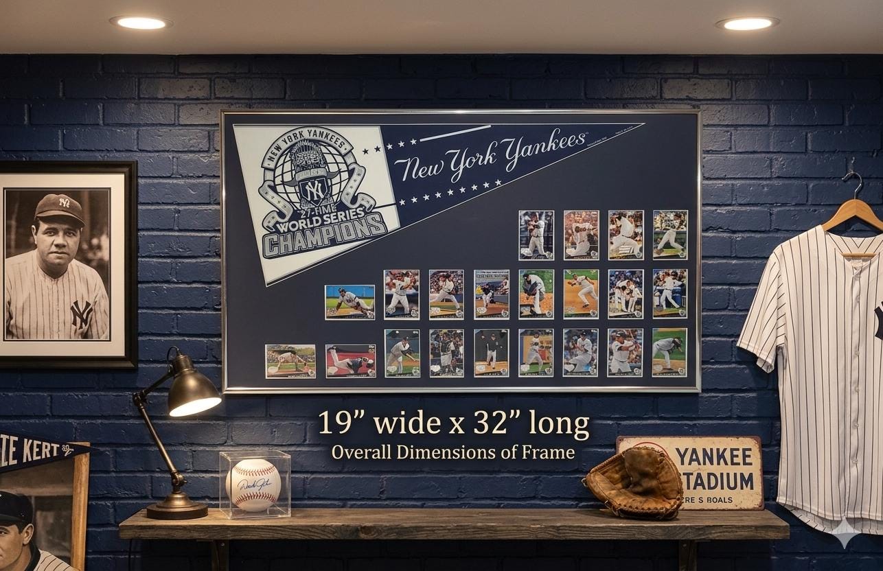 New York Yankees 2009 World Series Champions Pennant & Cards