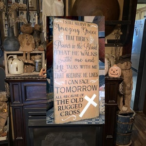 Rugged Cross primitive sign