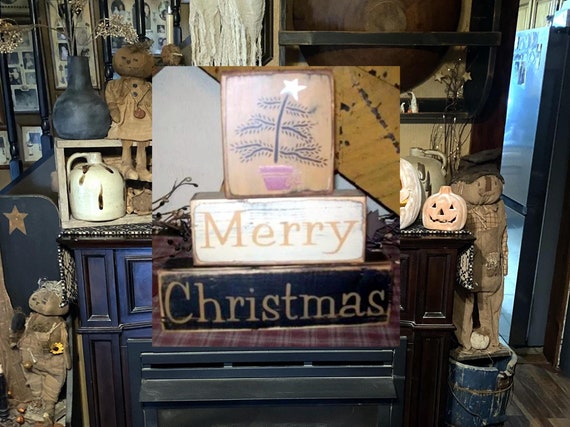 Primitive Christmas merry christmas