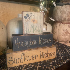 Sunflower Wishes and Honey Bee Kisses Earrings – Crafty Desert Penguin