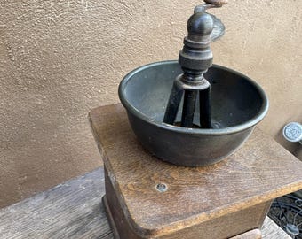 Antique vintage DE coffee grinder