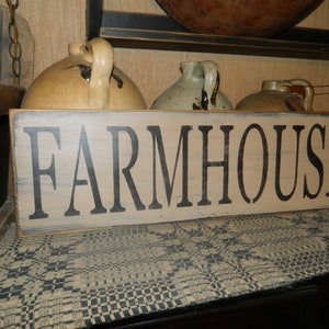 Farmhouse Primitive Sign