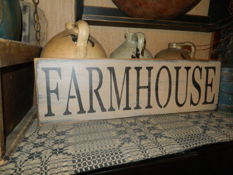 Farmhouse Primitive Sign image 1
