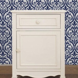 Fleur de Lis Scroll Wall Stencil | DIY Wall Stencil | Floor Stencil | Patio Stencil | Porch Stencil | Concrete Stencil | Designer Stencils |