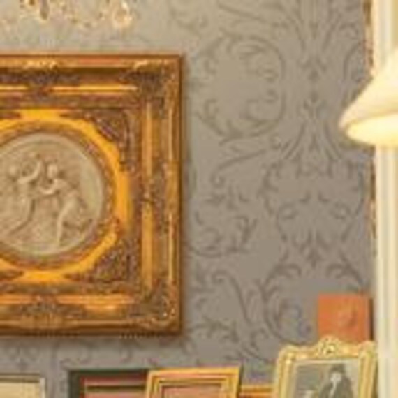 Victorian Baroque Wall Painting Stencil By Oak Lane Studio Etsy