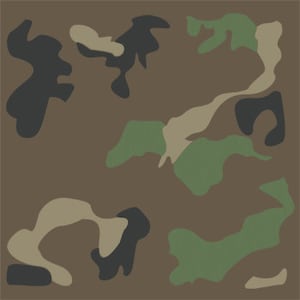 Woodland Camo Wall Stencil | Designer Stencils | Camo Stencil | Floor Stencil | Furniture Stencil | Concrete Stencil |