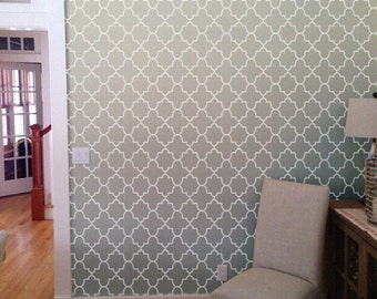 Fes Wall Stencil | Moroccan Tile Design