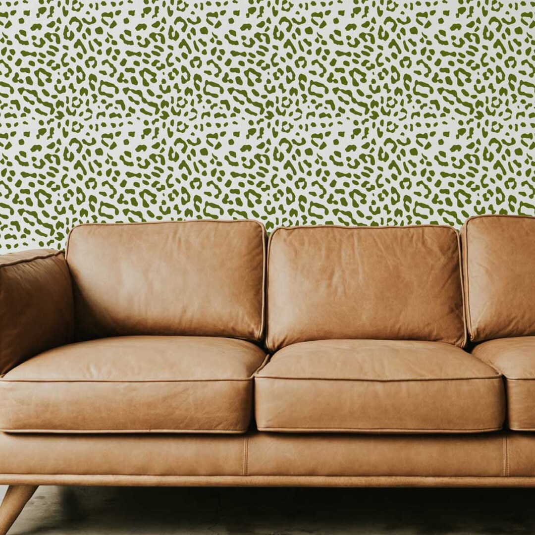Leopard Print Wall Stencil | DIY Stencil | Floor Stencil | Concrete ...