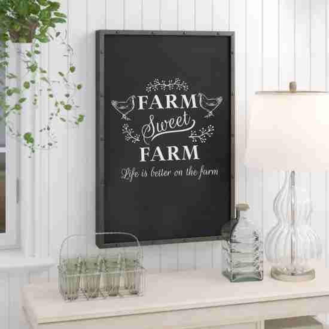 Farm Sweet Farm Wall Stencil by Oak Lane Studio Wall Stencil Reusable