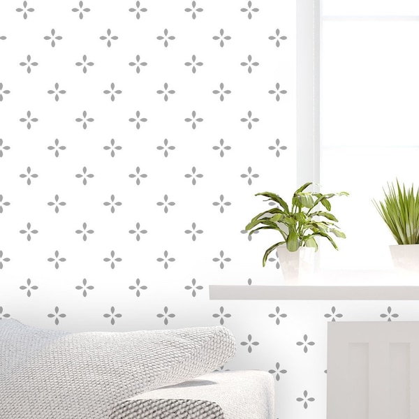 Petite Design Allover Wall Stencil by Designer Stencils | Wall Stencil | Floor Stencil | Tile Stencil | Home Decor | Made in the USA
