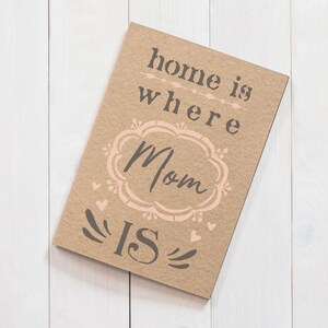 Where Mom Is Wall Stencil | Craft Stencil | Fabric Stencil | Chalkboard Stencil | Wall Art Stencil | Drawing Stencil | Designer Stencils |
