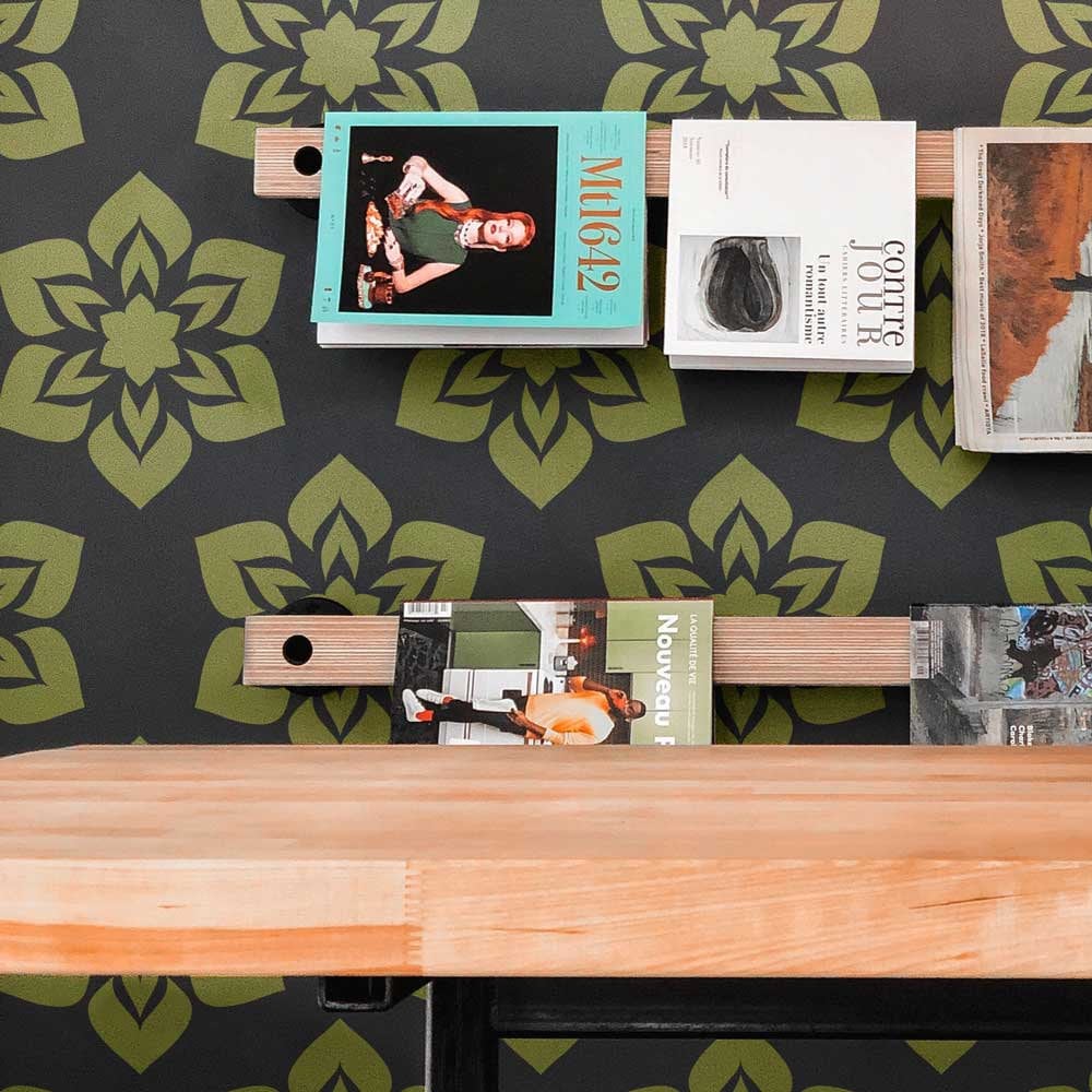 Bloom 2 Wall Painting Stencil By Oak Lane Studio Wall Etsy