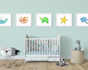 aquarium themed nursery