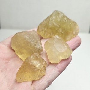 Natural Libyan Desert Glass, LARGE, Golden Yellow Tektite from Libya, YOU SELECT, 11-28 grams
