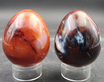 Polished Carnelian Egg with Stand, YOUR SELECTION