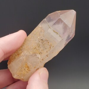 Reverse Scepter Amethyst with Distinct White Phantom from Bauchi State Nigeria, 75 grams