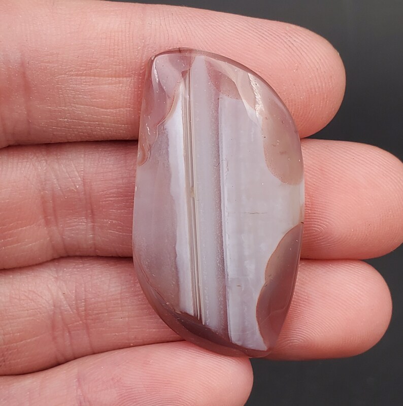 44 carat Botswana Agate Freeform Cabochon 44x23mm