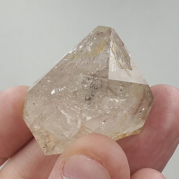 Skeletal Herkimer Diamond Crystal GOLDEN HEALER Herkimer Diamond Crystal from Little Falls NY 29 grams