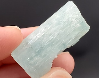 Etched Cats Eye Aquamarine Crystal, Shigar Valley Specimen