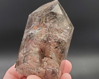 Polished Included Quartz from Brazil, 268 grams