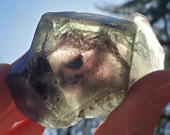 Fluorita Fantasma de Nigeria, FLUORECENT, 188 gramos