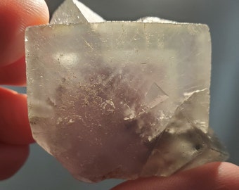 Natural Green Fluorite Crystal, FLUORESCENT, Nigeria, 98.2 grams
