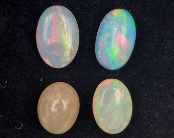 Oval Ethiopian Welo Opal Cabochon, 2-3 Carat Gemstone