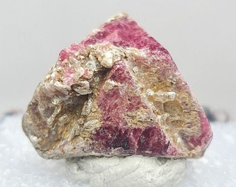RARE Macle Twin Spinel Crystal from Vietnam, FLUORESCENT, Comes with Display Case, 31 carats