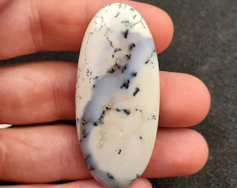 GRANDE 58mm Oval Dendritic Opal Cabochon 78 quilates