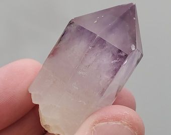 Amethyst Scepter Crystal, Phantom Amethyst Point, Nigeria, 38.7 grams