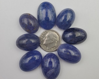 Oval Tanzanite Cabochon – Loose Gemstone (15-20 Carat)