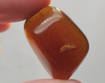 Natural Indonesian Amber, FLUORESCENT, 8.4 grams