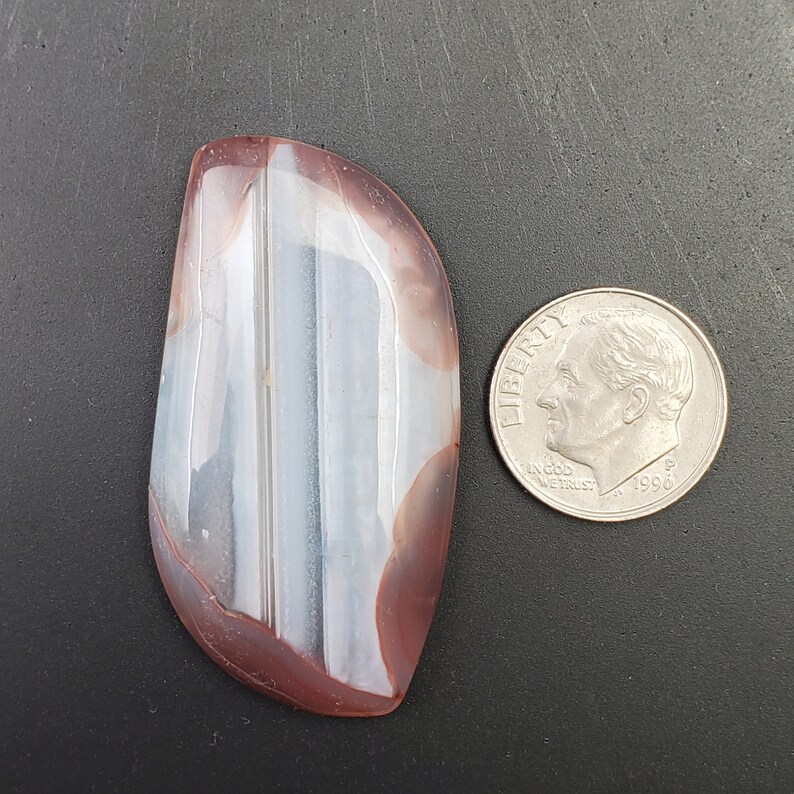 44 carat Botswana Agate Freeform Cabochon 44x23mm
