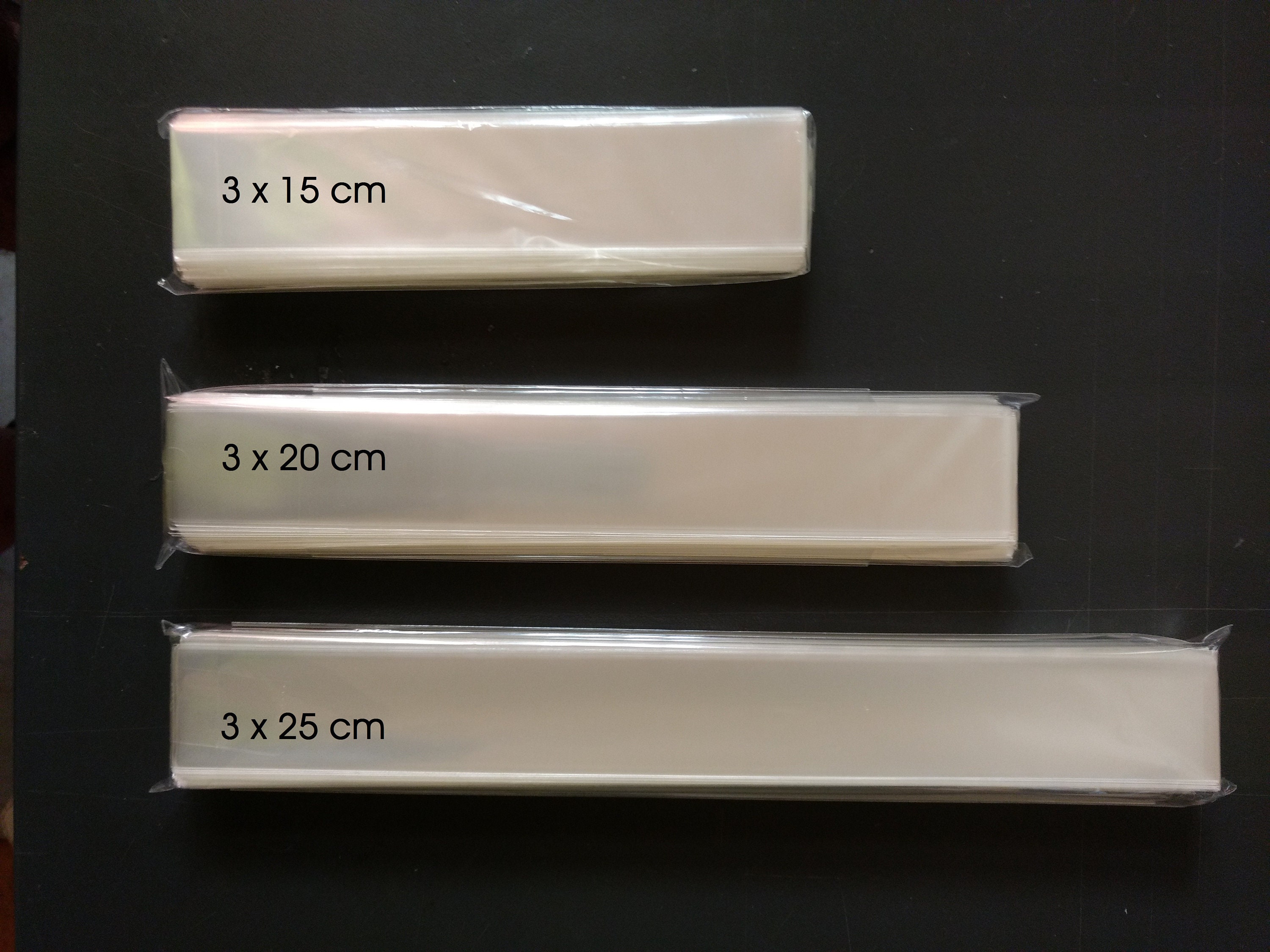 200 Sacchetti Cellophane 3x20 Cm Autoadesivi - Per Alimenti, Gioielli, Regali, 50µm - Foto 6