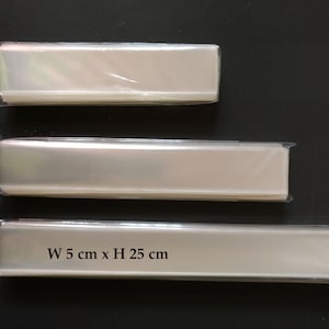 quality clear cellophane bags 5 x 25 cm