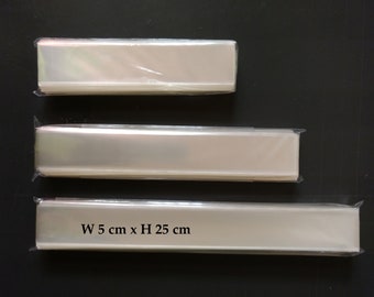 quality clear cellophane bags 5 x 25 cm