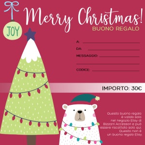 Buono regalo Natalizio Bizzarri Accessori