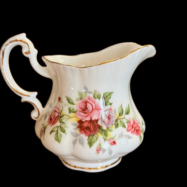 Vintage Paragon Fine Bone China English Flowers Roses Milk/Cream Jug