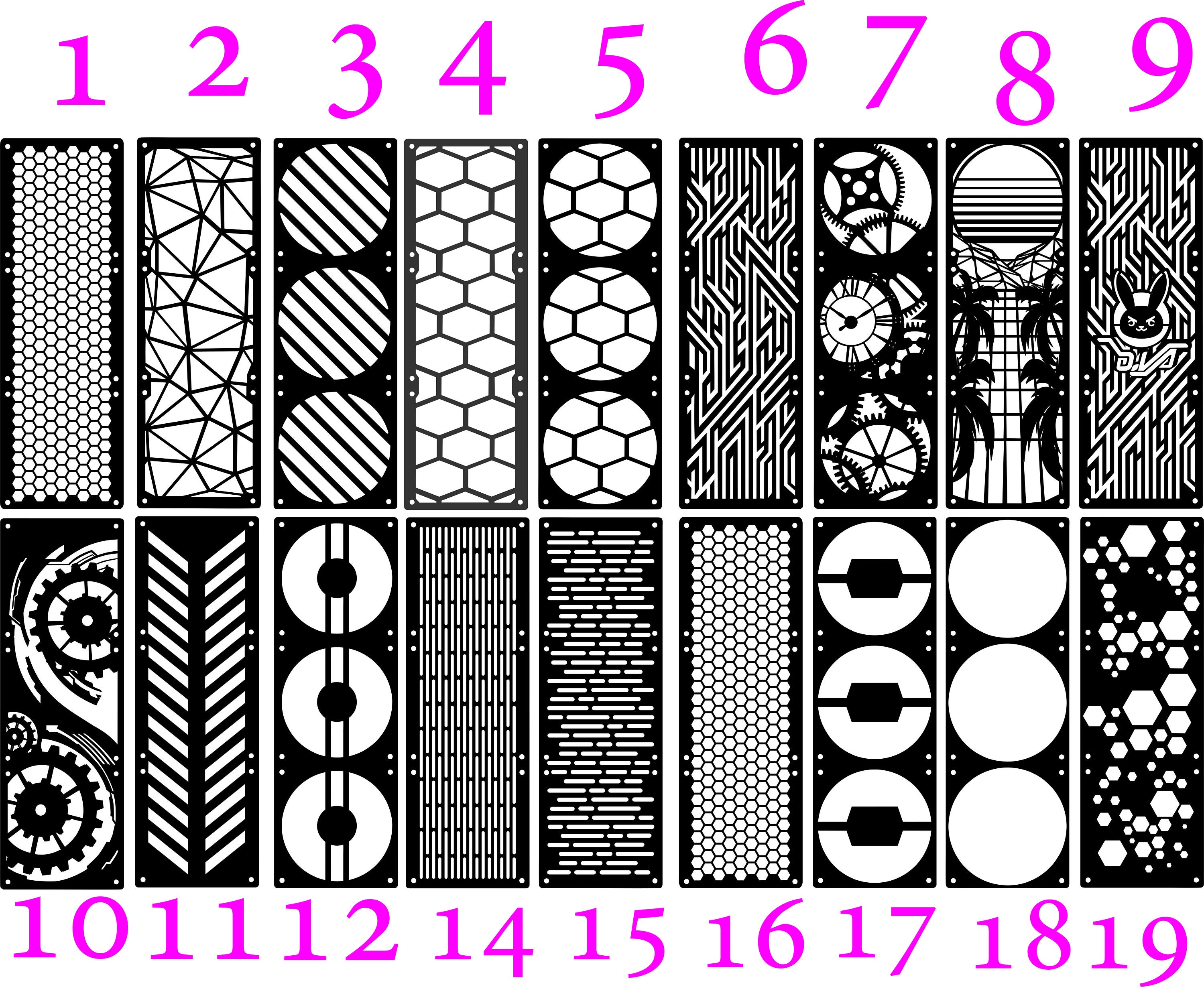 120mm X 360mm Computer Fan Grills Etsy