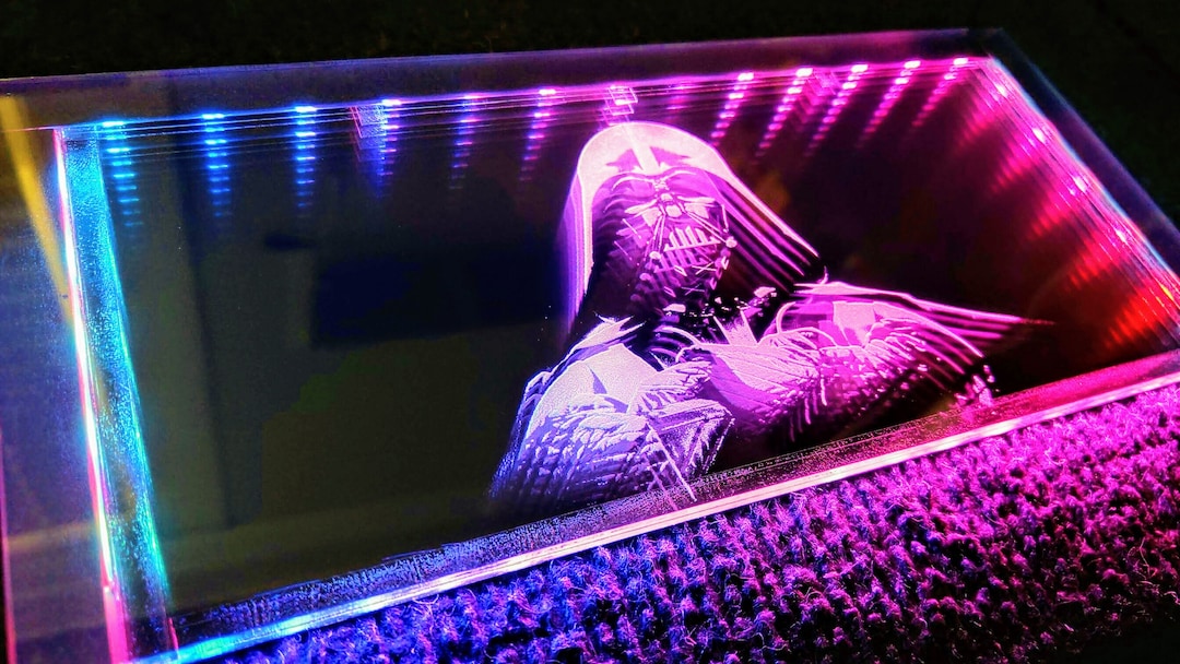 Darth Infinity Mirrored RGB GPU Backplate Etsy