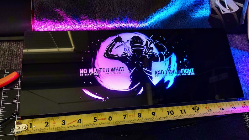 Custom sizes RGB PC case panel 