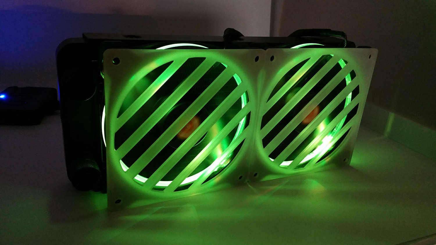 Custom laser cut frosted fan grill 80mm 92mm 120mm 140mm Etsy