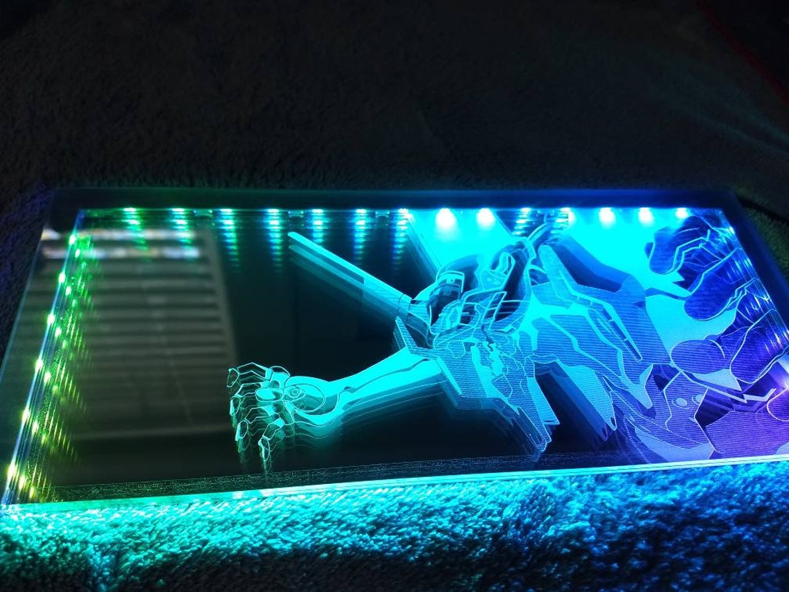 EVANGELION Infinity Mirrored RGB GPU Backplate - Etsy