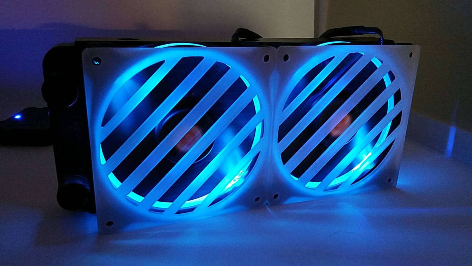 Custom laser cut frosted fan grill 80mm 92mm 120mm 140mm Etsy