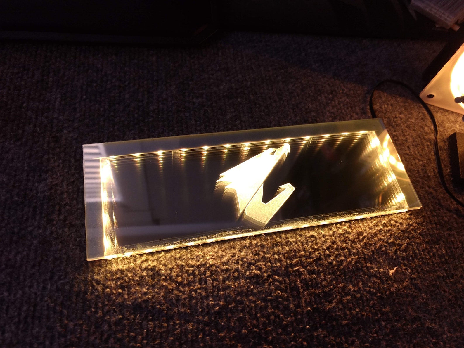 Aorus Infinity Mirrored RGB GPU Backplate Etsy