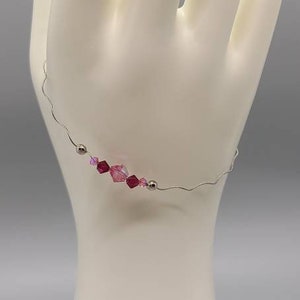 Wiggle Wire with Swarovski Crystal Bracelet image 1