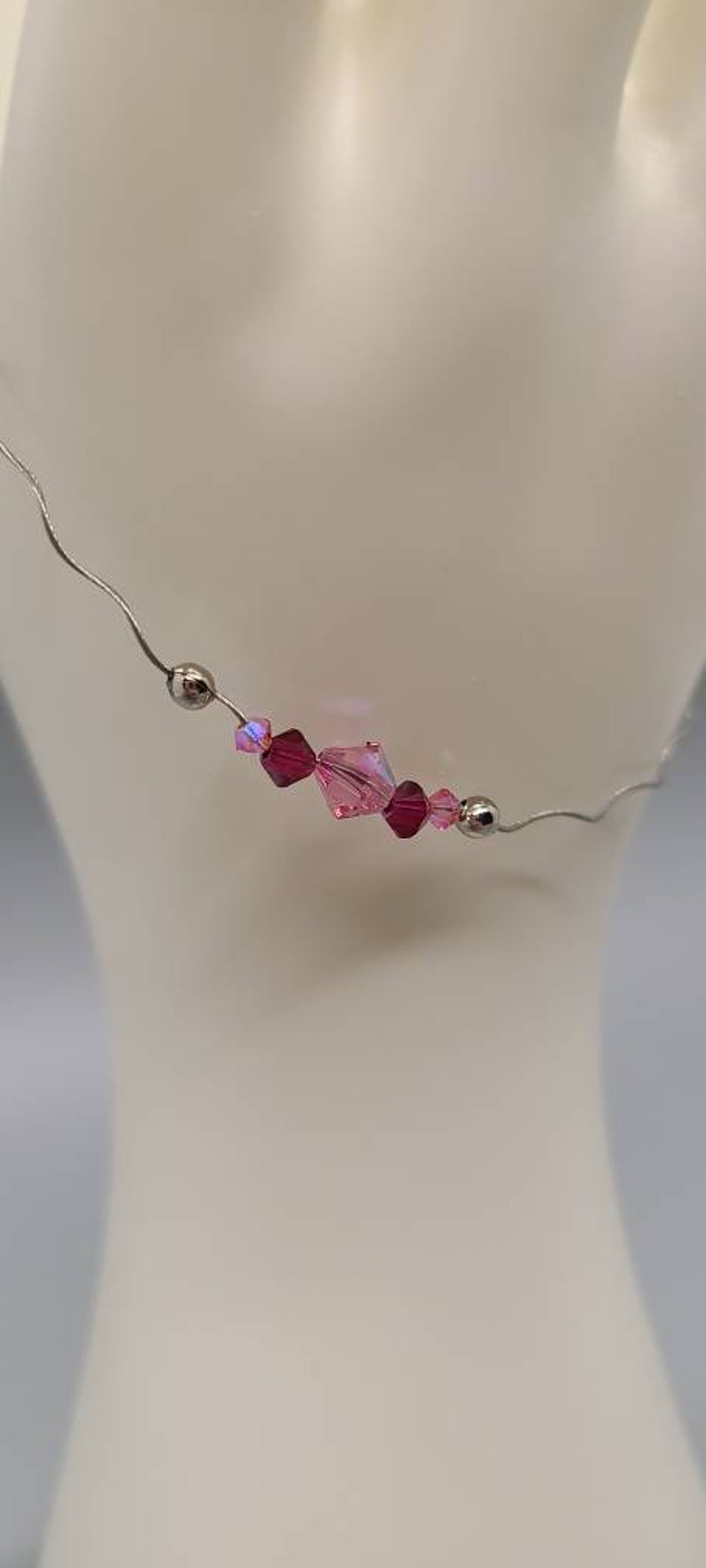 Wiggle Wire with Swarovski Crystal Bracelet image 2